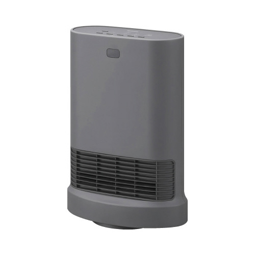 大風量セラミックヒーター首振りＷセンサー付　グレー画像