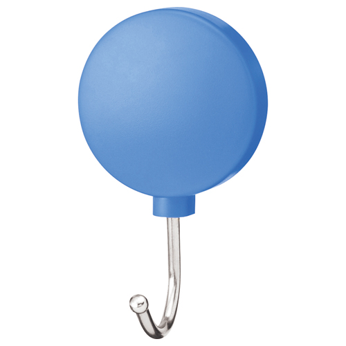 ｶﾗｰﾏｸﾞﾈｯﾄﾌｯｸ 耐荷重約1kg 青 1ｾｯﾄ(10個)画像