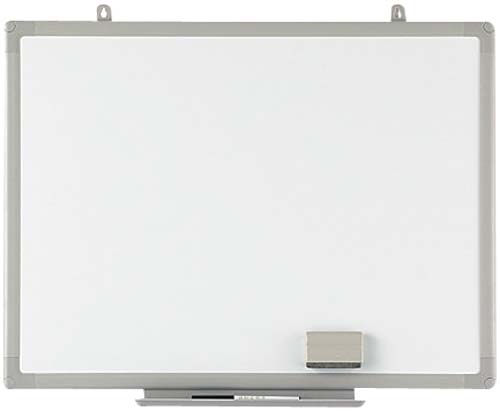 樹脂枠ホワイトボード　グレー枠４５０×６００ｍｍ画像