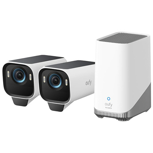 eufy(ﾕｰﾌｨ) 屋外ｶﾒﾗ eufyCam S3 Pro 2-Cam Kit ﾎﾜｲﾄ 1組