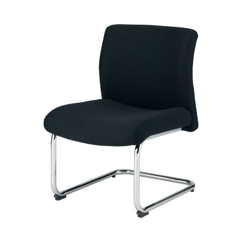 アコールチェア　ブラック　肘なし画像