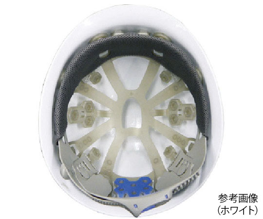 エアライト搭載ヘルメット（軽量FRP製・かるメット） ST#108-JPZ（EPA） ヘルメットの側面が見え、通気孔や軽量感が強調されている状態