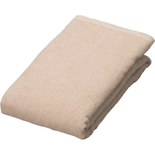 業務用スレン染めフェイスタオル　ベージュ５枚入×６画像