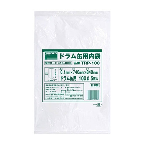 ﾄﾞﾗﾑ缶用 内袋 100L 1ﾊﾟｯｸ(5枚)画像