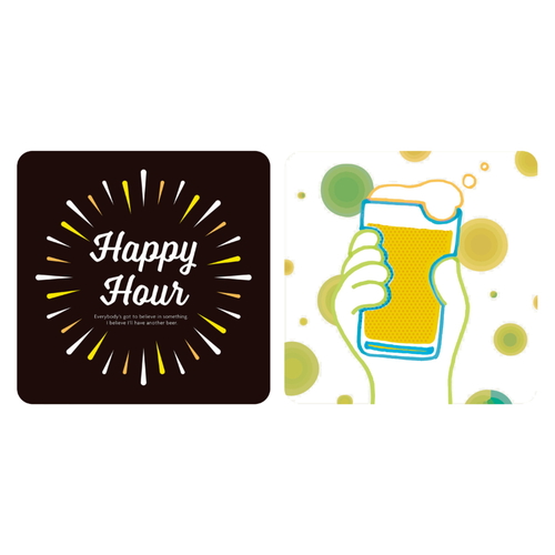 ウォールライト テーブルライト LIGHT BOX SIGN 専用デザインシート 2枚入り HappyHour画像