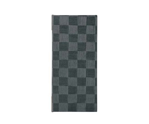 えいむ チェック柄メニューブック MB-305 タテ小 グレーブラック画像