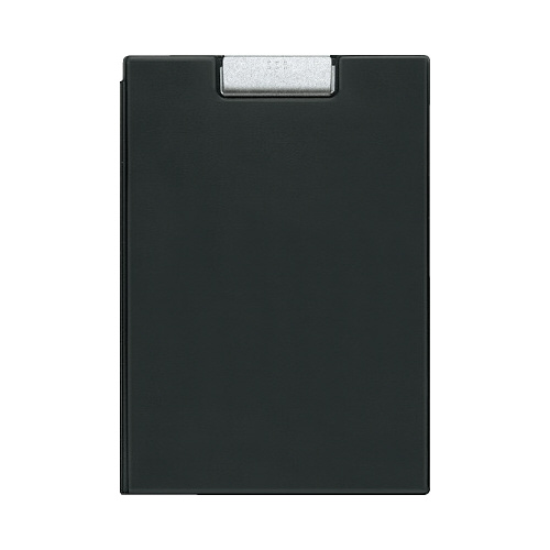 クリップホルダー（カバー付き用箋挟）Ａ４　黒
