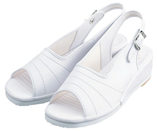 ナースサンダル　白　24.5cm画像