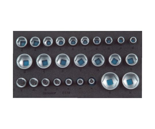 ソケットセット1/2 1500CT1‐19 1セット（26個入）画像