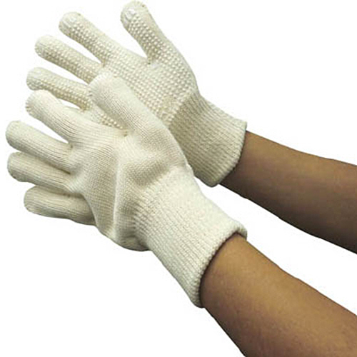 極厚純綿ｼﾘｺﾝすべり止め軍手 1双画像