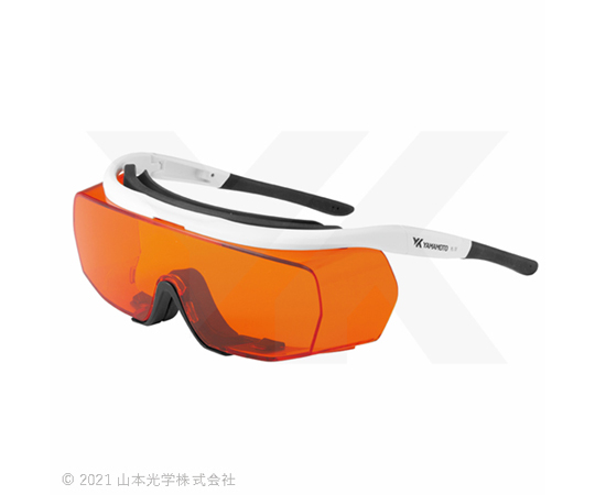 レーザー光用遮光保護めがね（アジアンフィットモデル）　193-532nm/OD8