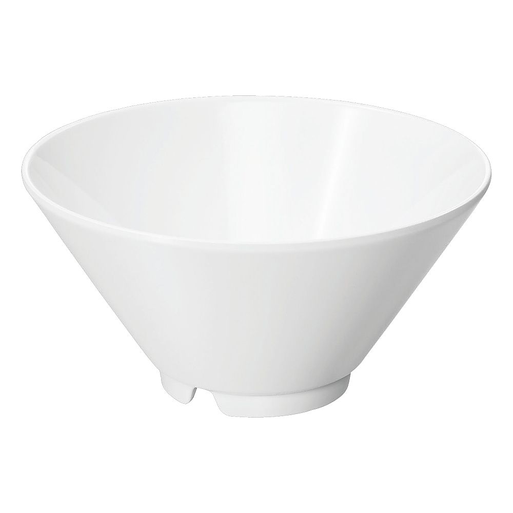 メラミン ヌードルボール 19cm 白画像
