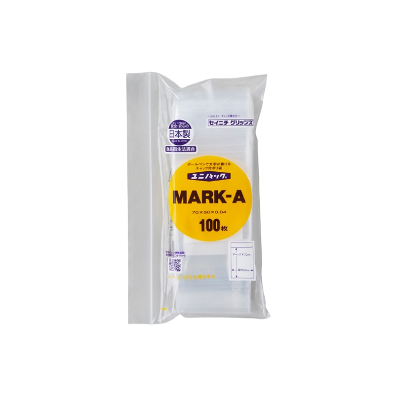 ユニパック　マーク付き　ＭＡＲＫ－Ａ画像