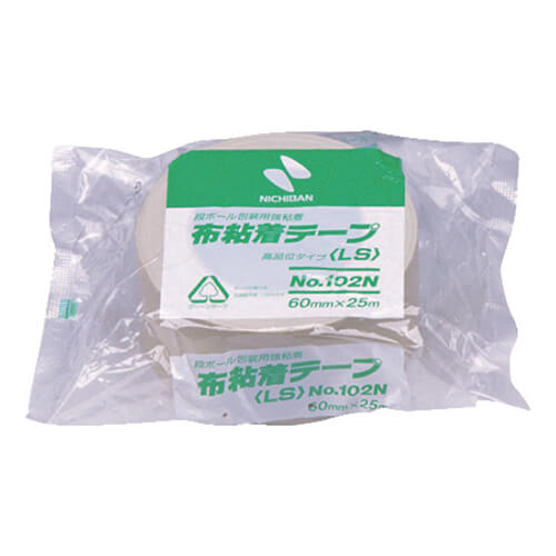 ニチバン 布粘着テープ102N黄土 60mm×25m 102N760画像