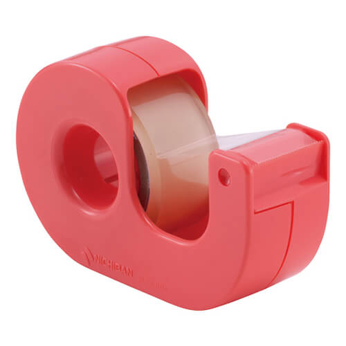 ニチバン セロテープ小巻カッター付 まっすぐ切れるタイプCT 18mm×8m CT18DCR画像