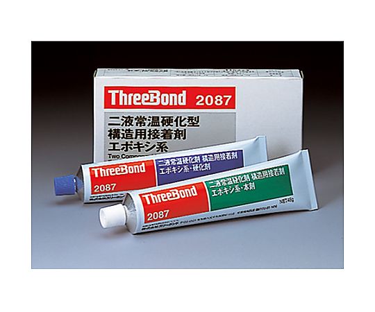 90g 強力エポキシ接着剤(陶磁器･金属) 透明なチューブに入った接着剤が正面を向いている状態