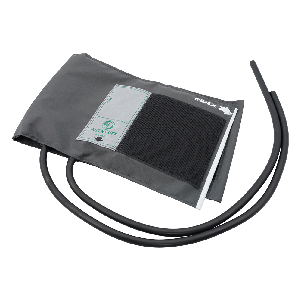 ギアフリーアネロイド血圧計用カフセット[ゴム袋付き･タイコス型]　グレー画像