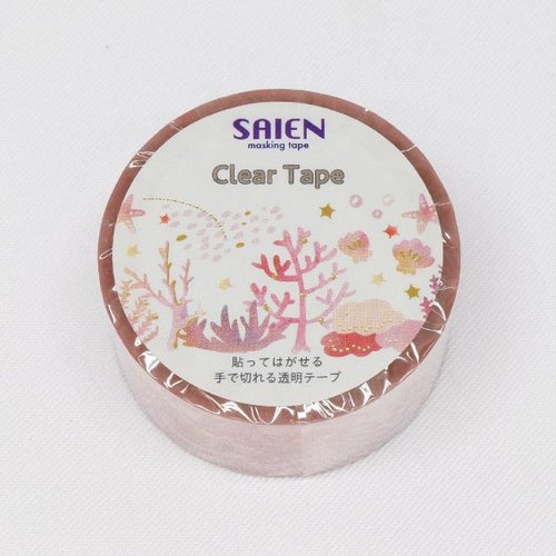 ラッピング用品 マスキングテープ SAIEN 珊瑚 20mm×3m カミイソ産商 [ケース販売]画像