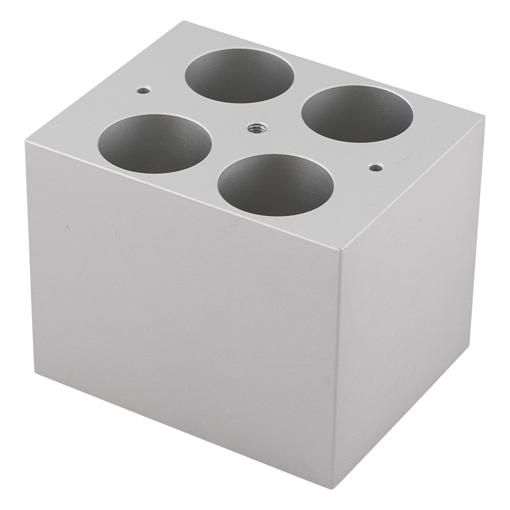 ドライブロックバス　50mL用アルミブロック（4本用）画像