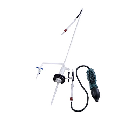 平面自動ビュレット　PTFEコック付　青筋（本体のみ）　10mL画像