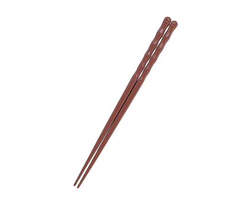 竹型箸 23cm 茶 6-1343-4