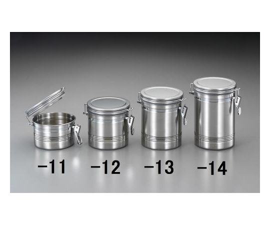 127x124mm/1.15L 密閉容器(ｽﾃﾝﾚｽ製)