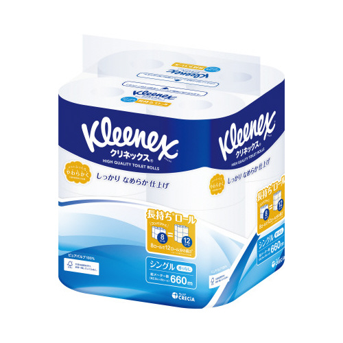 クリネックスコンパクト　シングル８２．５ｍ　８個画像