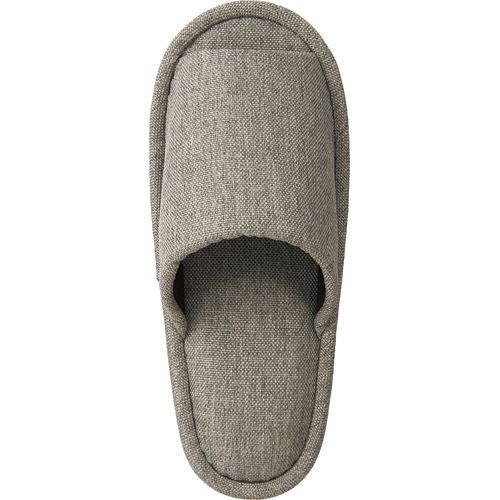 外縫いｽﾘｯﾊﾟ 前あき ｸﾞﾚｰ 1足画像