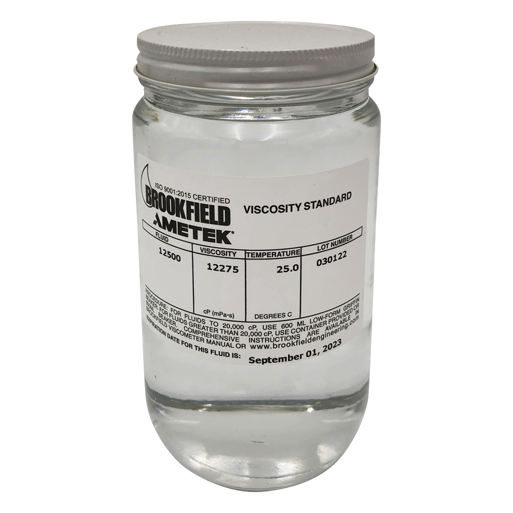 ブルックフィールド シリコン標準粘度液 12500mPa・s