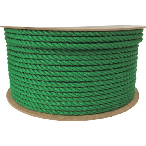 ﾎﾟﾘｴﾁﾚﾝﾛｰﾌﾟﾄﾞﾗﾑ巻 9mm×150m ｸﾞﾘｰﾝ 1巻画像