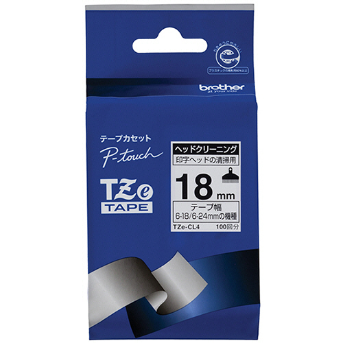 ﾋﾟｰﾀｯﾁ TZeﾃｰﾌﾟ ﾍｯﾄﾞｸﾘｰﾆﾝｸﾞ 18mm 1個