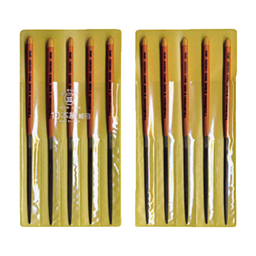 組ﾔｽﾘ 10本組(185mm) 角 細目 1ﾊﾟｯｸ(10本)画像