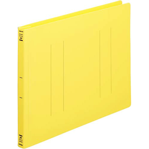 フラットファイル＜ＰＰ＞　Ａ４横　黄　１０冊画像
