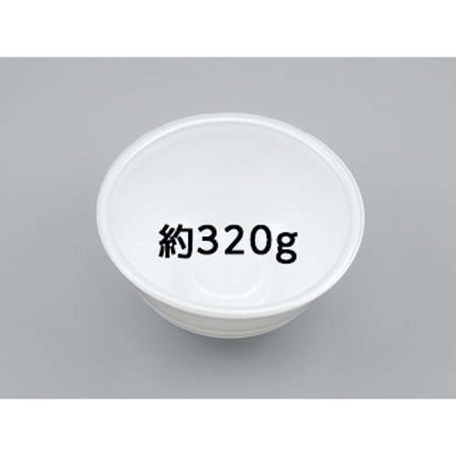 どんぶり容器 VK-360-B 丼 無地 本体 シーピー化成 シンプルな無地の丼が清潔感を持って並んでいる様子