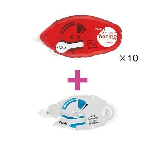 ノリノプロ　強力に貼れる　本体１０個＋詰替１個画像