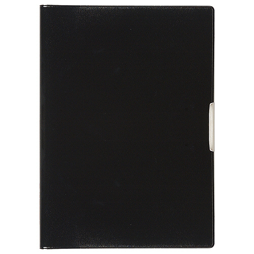 ｶﾊﾞｰﾉｰﾄ A5 7mmﾖｺ罫 80枚 ﾌﾞﾗｯｸ 1冊画像