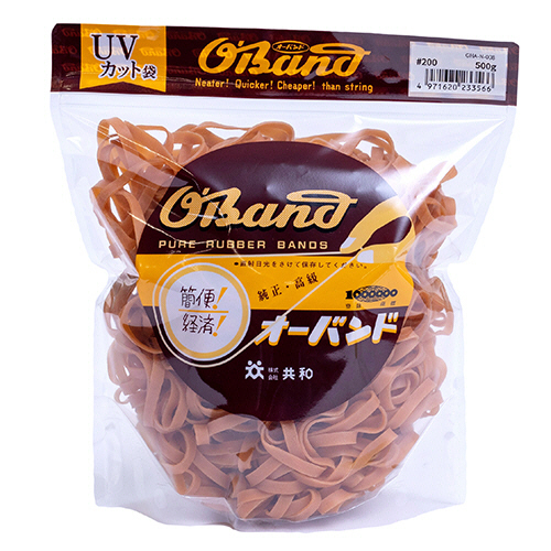 ｵｰﾊﾞﾝﾄﾞ #200 内径44.5mm 500g入 透明袋 1袋