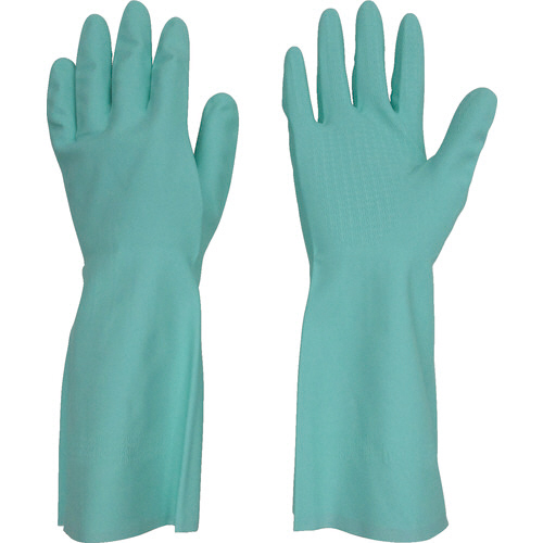 ﾆﾄﾘﾙｺﾞﾑ手袋中あつ手 ｸﾞﾘｰﾝ M 1双画像