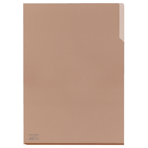 ｸﾘﾔｰﾎﾙﾀﾞｰ10(ﾃﾝ) A4 茶 1ｾｯﾄ(5枚)画像