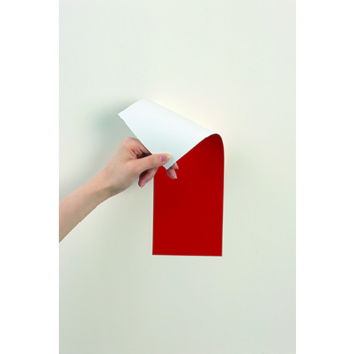 マグネット両面カラーシート赤白画像