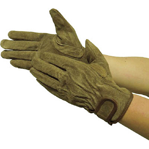 革手工房 A級ｵｲﾙ牛床革 内綿ﾏｼﾞｯｸ ﾌﾞﾗｳﾝ M 1双画像