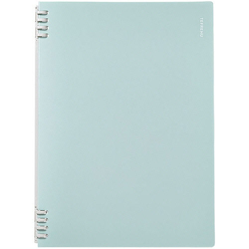 ﾘﾝｸﾞﾉｰﾄ ﾃﾌﾚｰﾇ A4ﾀﾃ 水色 1ｾｯﾄ(5冊)画像