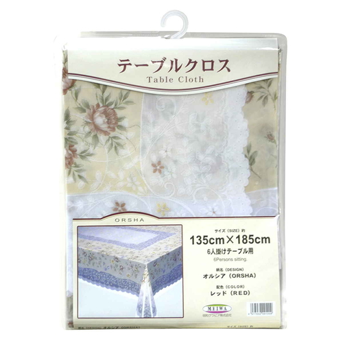 テーブルクロス MGプリントレースシリーズ オルシア画像
