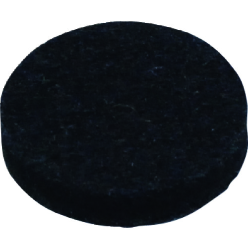 光　硬質フェルト　ブラック　２２ｍｍ丸画像