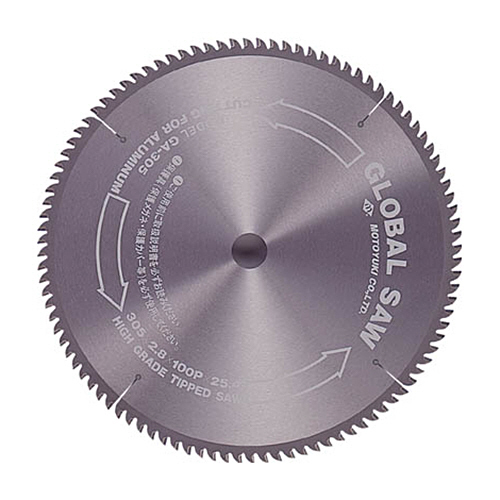 ｱﾙﾐ専用ｸﾞﾛｰﾊﾞﾙｿｰ 305×2.8×25.4mm 刃数100P 1枚画像