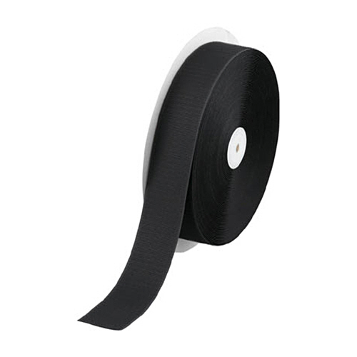 ﾏｼﾞｯｸﾃｰﾌﾟ 縫製用A側 50mm×25m 黒 1巻画像