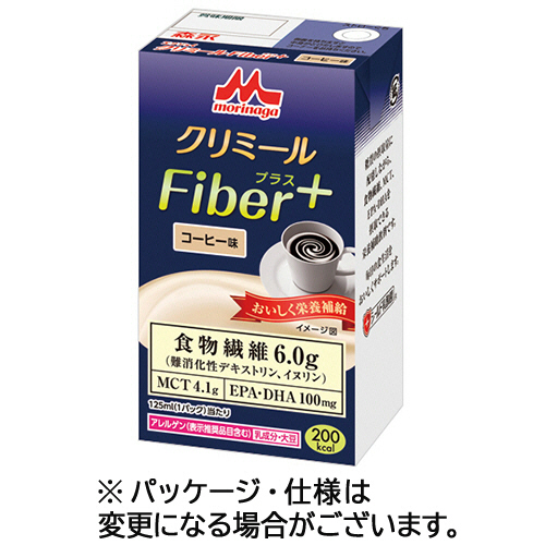 ｴﾝｼﾞｮｲｸﾘﾐｰﾙFiber+ ｺｰﾋｰ味 125ml 紙ﾊﾟｯｸ 1ｾｯﾄ(24本)画像