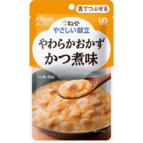 やさしい献立 やわらかおかず かつ煮味 80g 1ｾｯﾄ(6ﾊﾟｯｸ)画像