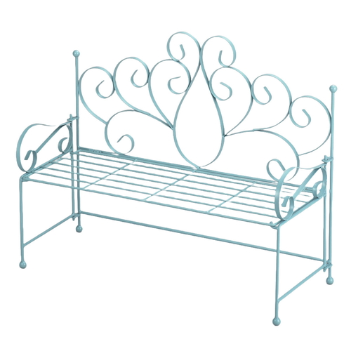 フラワースタンド 心春 ベンチプランタースタンド 610 ブルー画像