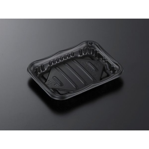 中央化学 軽食容器 SD ホットマルシェ 0.9 BK 本体 発泡画像